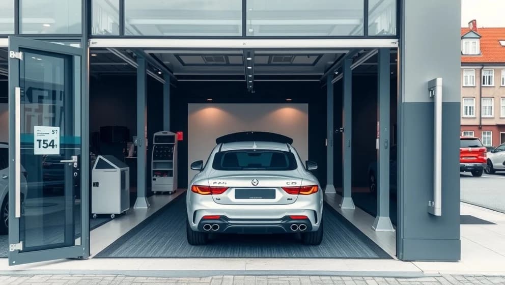 Bilprovningen Gärdet i Stockholm