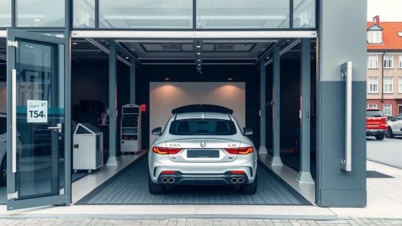 Bilprovningen Gärdet i Stockholm