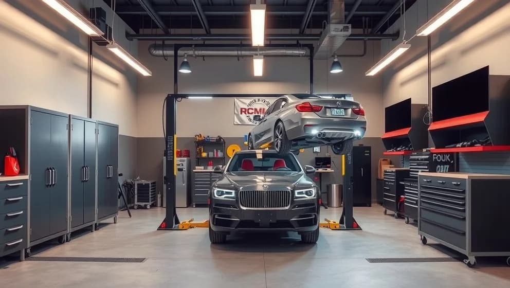 Hedin Bil Segeltorp verkstad för service och reparation