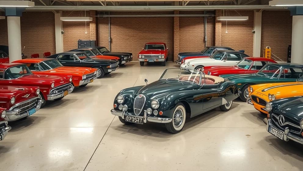 Svante Andersson bilsamling genom tiderna